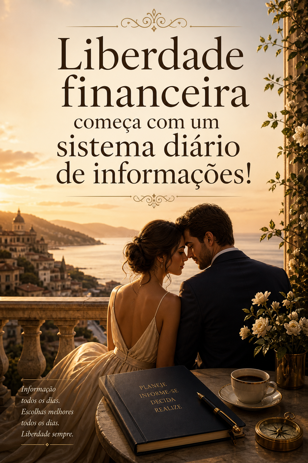 Liberdade financeira começa com um sistema diário de informações!