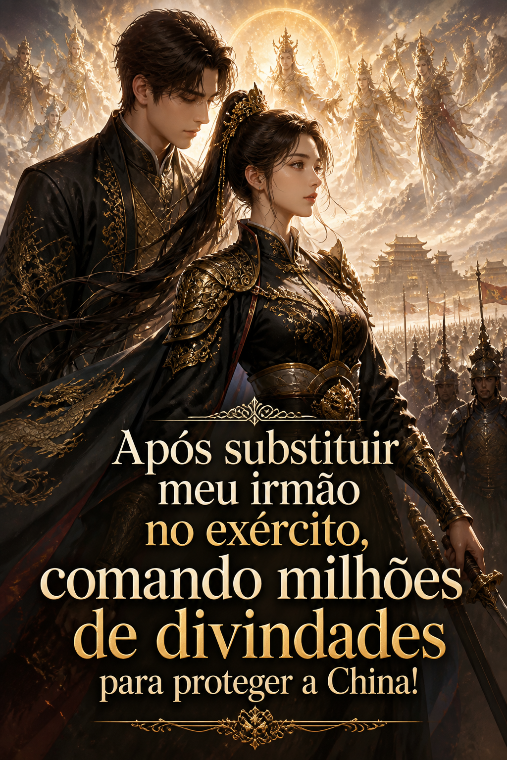 Após substituir meu irmão no exército, comando milhões de divindades para proteger a China!