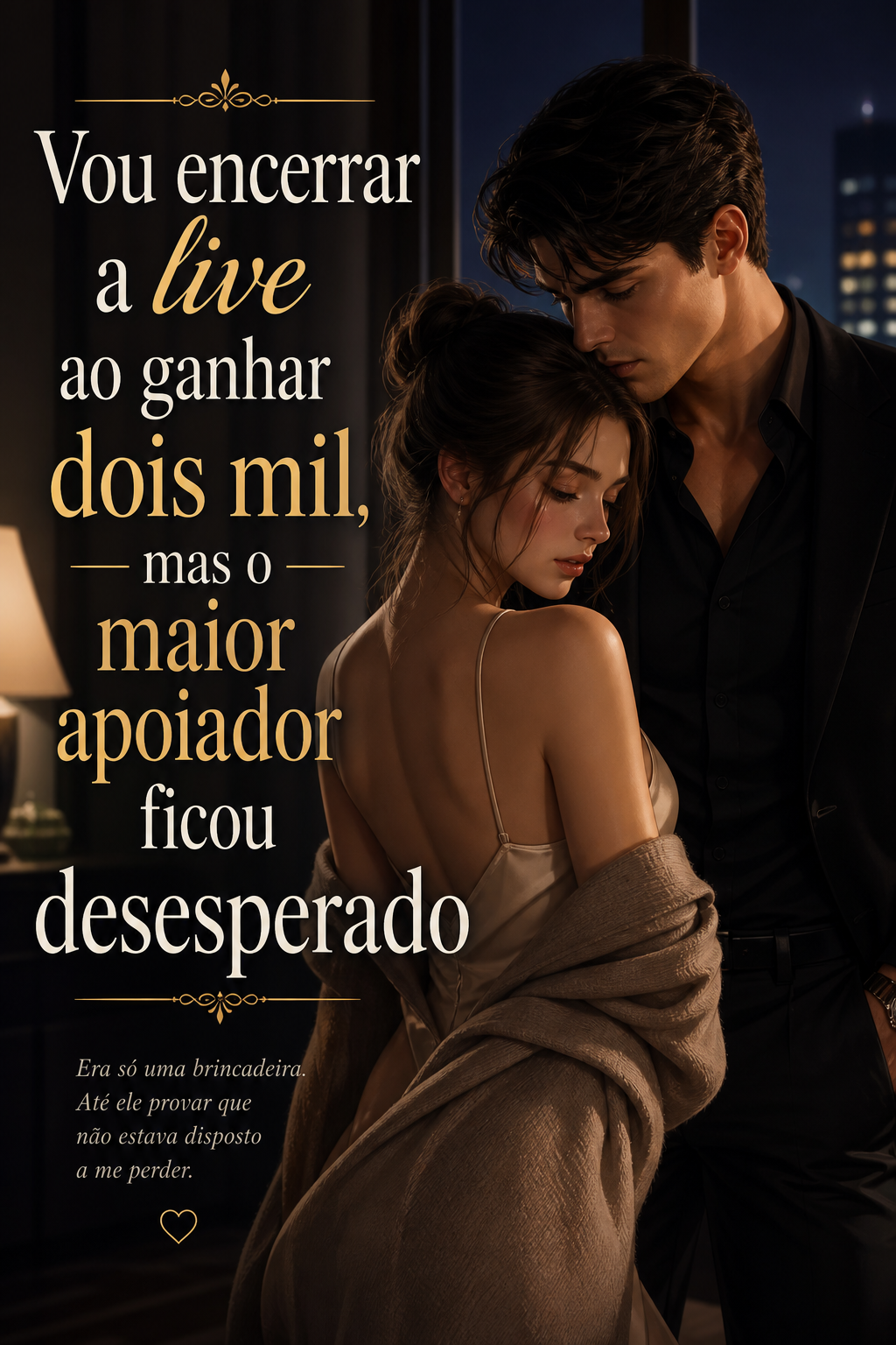 Vou encerrar a live ao ganhar dois mil, mas o maior apoiador ficou desesperado