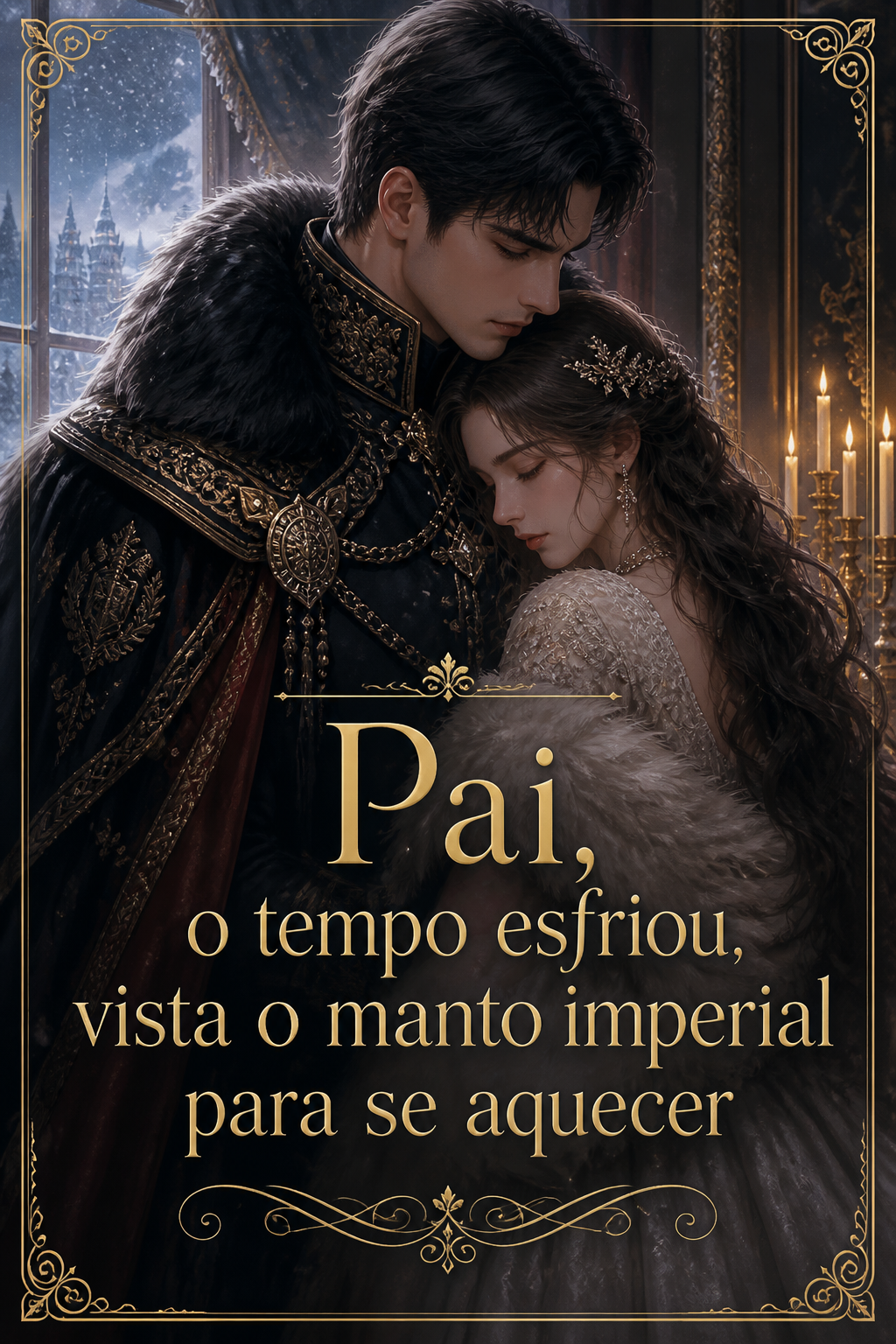 Pai, o tempo esfriou, vista o manto imperial para se aquecer
